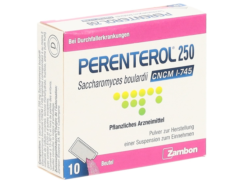 PERENTEROL Pulver 250 mg Beutel 10 Stück