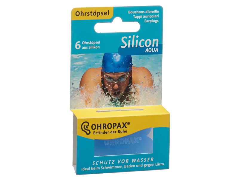 OHROPAX Silicon Aqua 6 pièces