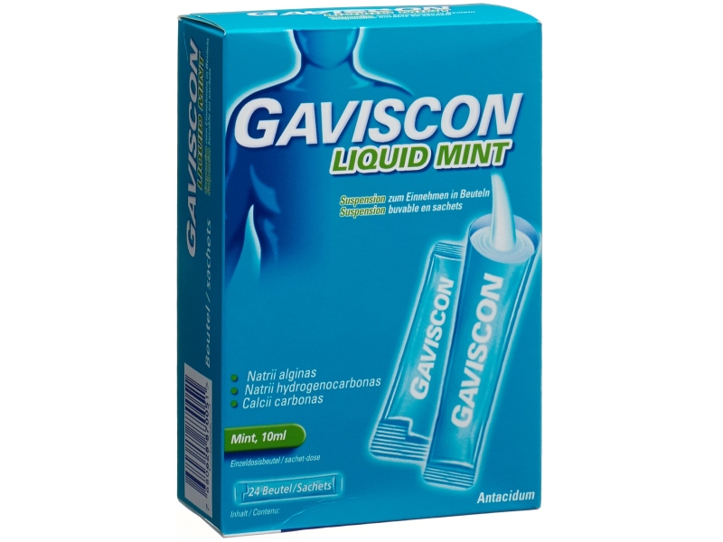 GAVISCON Liquid Mint Suspension In Beuteln 24x 10 ml