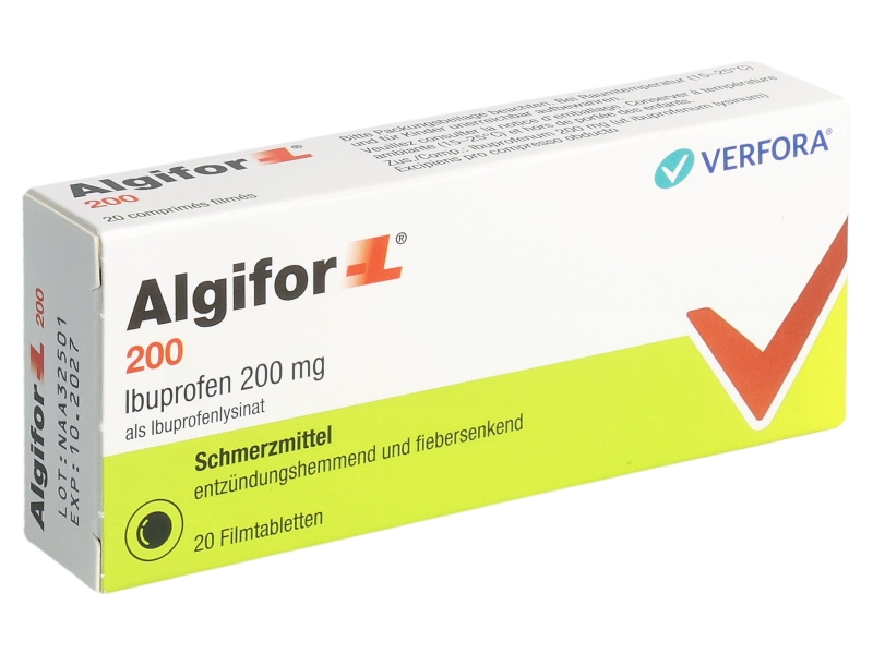 ALGIFOR-L Filmtabletten 200 mg 20 Stück