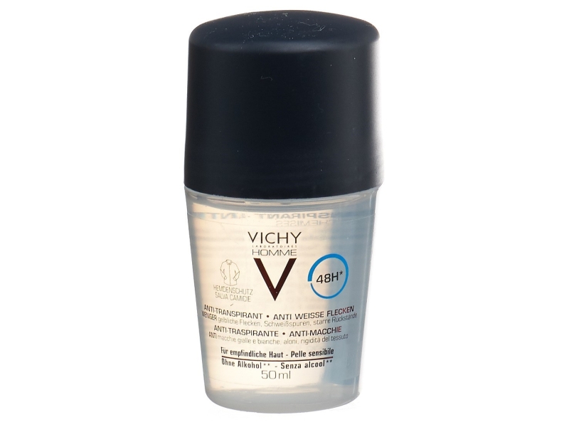 VICHY homme déo anti-traces 48h roll-on 50 ml