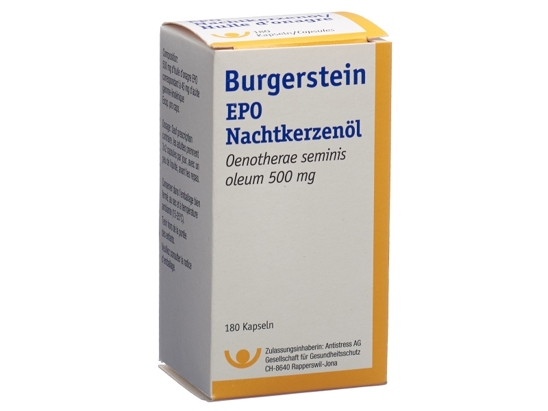 BURGERSTEIN EPO Kaps 500 mg 180 Stk