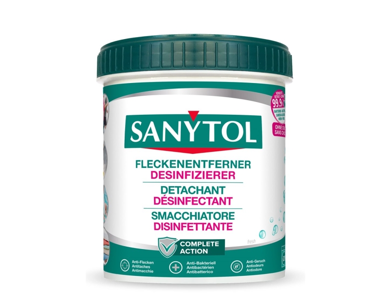 SANYTOL désinfectant détachant boîte 450 g