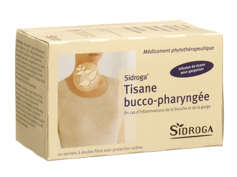 SIDROGA Tisane bucco-pharyngée sachets 20 pièces