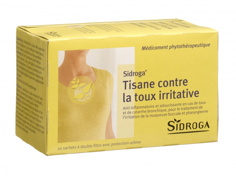SIDROGA Tisane contre la toux irritative 20 sachets 0.9 g