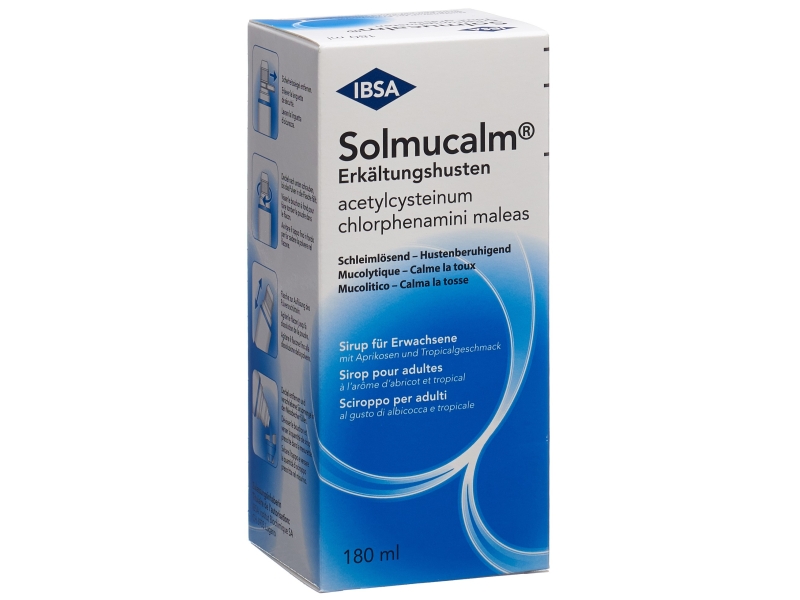 SOLMUCALM Toux Grasse Sirop Adulte 180 ml