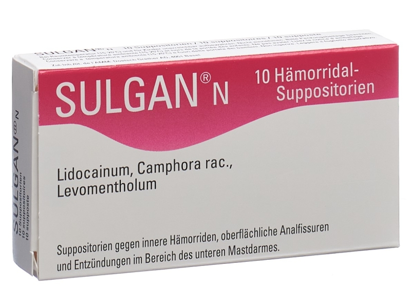 SULGAN-N Suppositorien 10 Stück