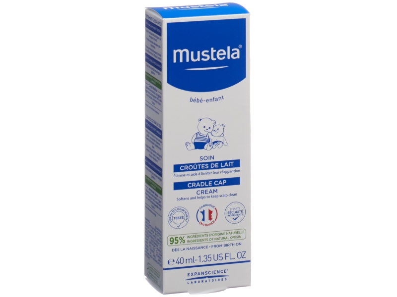 Mustela soin croûtes de lait - tube 40 ml