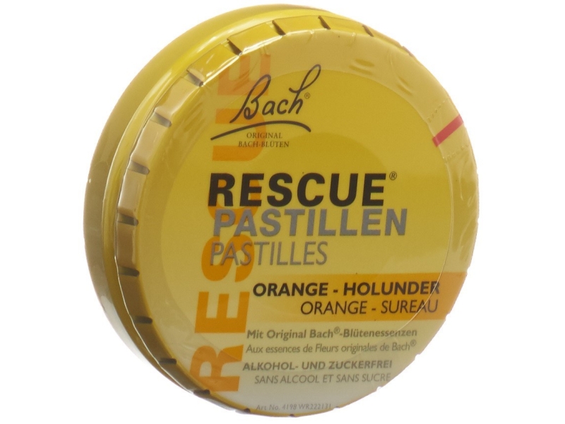 FLEURS DE BACH Rescue pastilles à l'orange 50 g