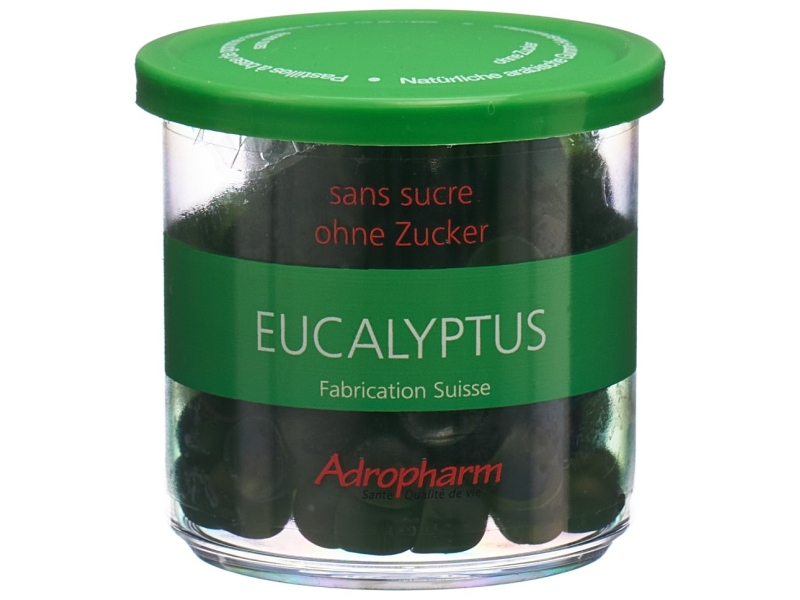 ADROPHARM Pastilles adoucissant eucalyptus sans sucre 140 g