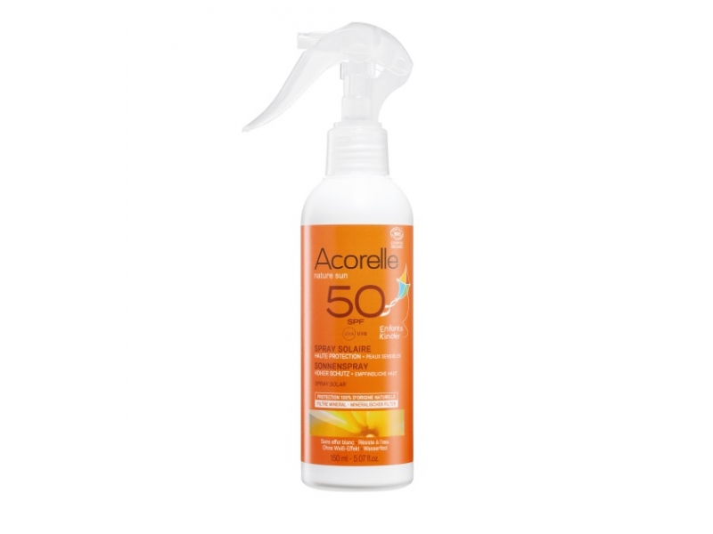 ACORELLE Spray solaire enfant SPF50 150 ml