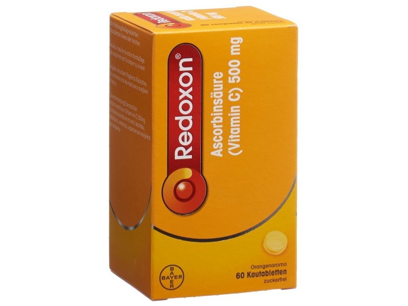 REDOXON Orange Senza Zucchero 60 Compresse da Masticare