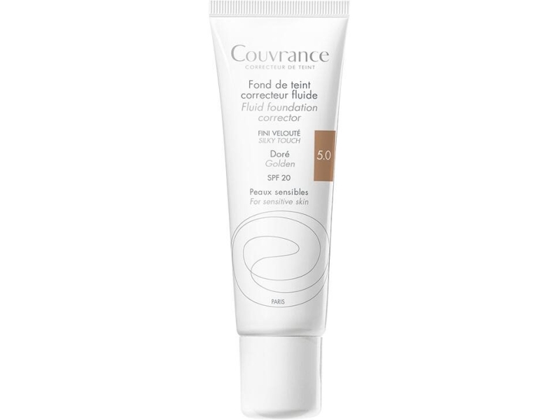 AVENE Couvrance Fonds de teint correcteurs fluides SPF 20 Doré 5.0 30ml