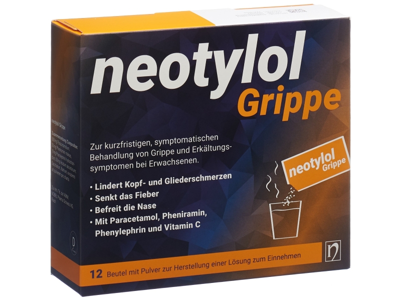 NEOTYLOL Grippe Plv Btl 12 Stk