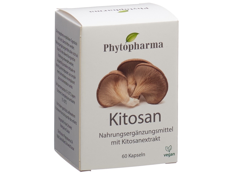 PHYTOPHARMA Kitosan capsules 60 pièces