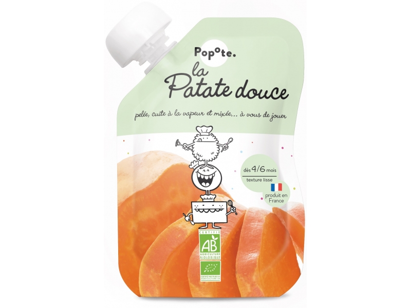 POPOTE Gourde patate douce 120g