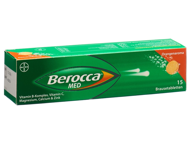 BEROCCA MED Brausetabl Orangenaroma 15 Stk