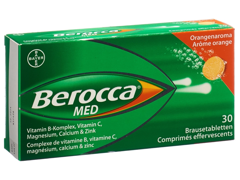 BEROCCA MED Brausetabl Orangenaroma 30 Stk