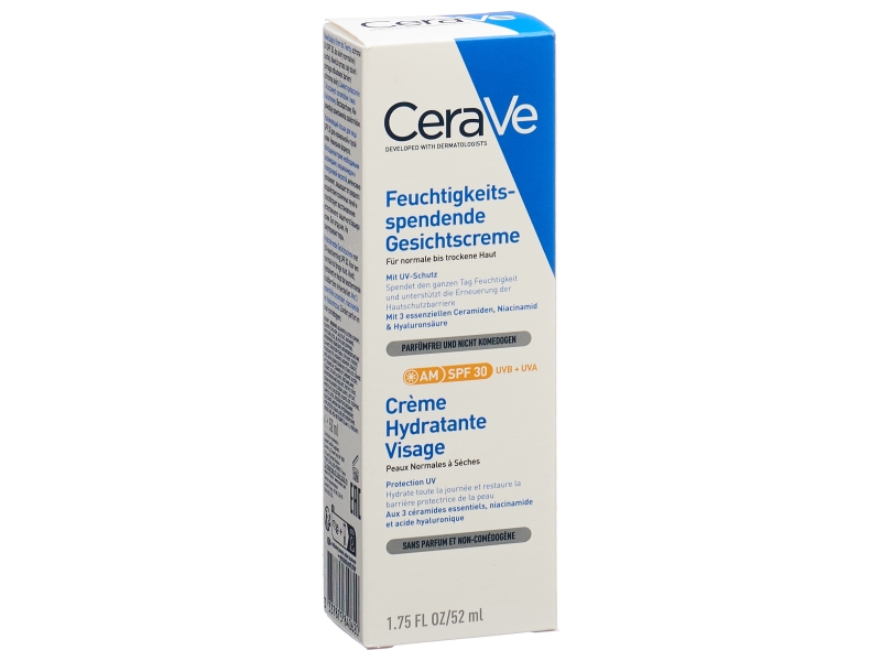 CERAVE Crème hydratante visage SPF30 52 ml