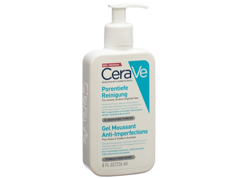CERAVE Gel moussant anti-imperfections fl 236 ml