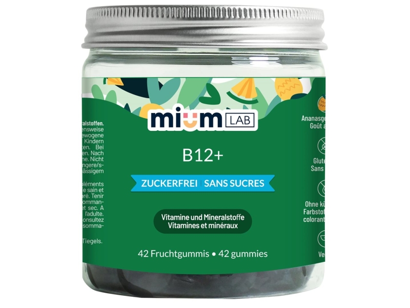 MIUM LAB Gummies B12+ 42 pièces
