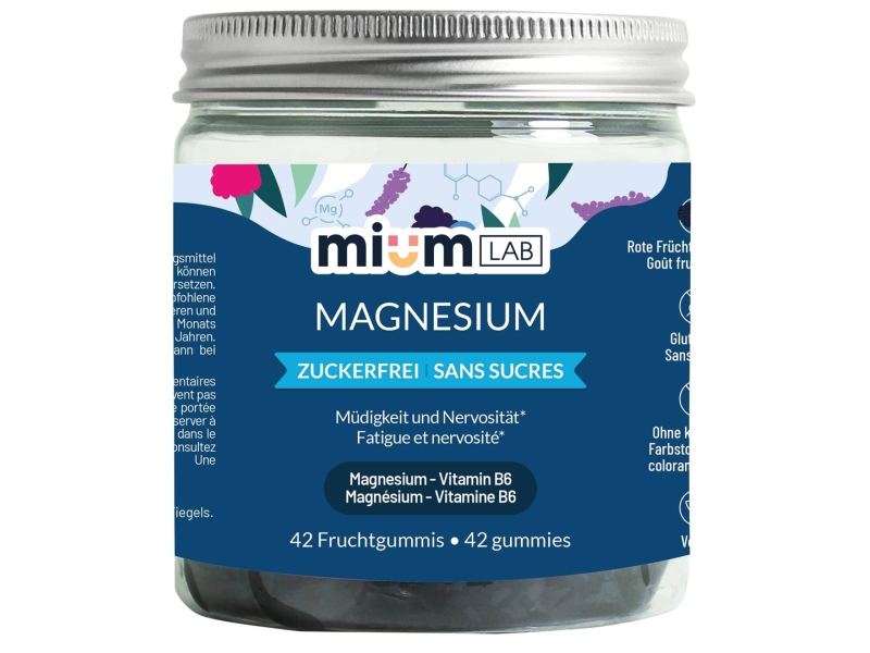 MIUM LAB Gummies Magnesium 42 pièces