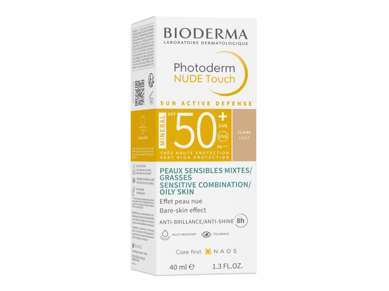 BIODERMA photoderm nude minéral spf50+ claire 40ml