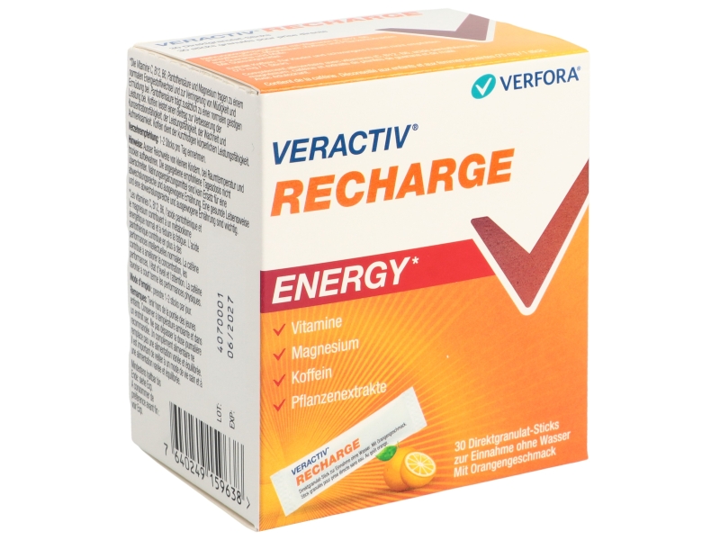 VERACTIV recharge direct sticks 30pce