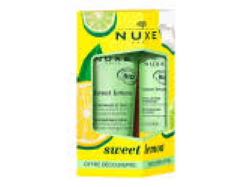 NUXE coffret sweet lemon mains & lèvres 2pce