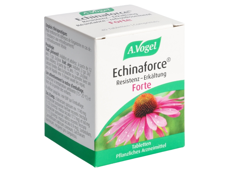 VOGEL Echinaforce Resist-refroidissement forte 40 comprimés