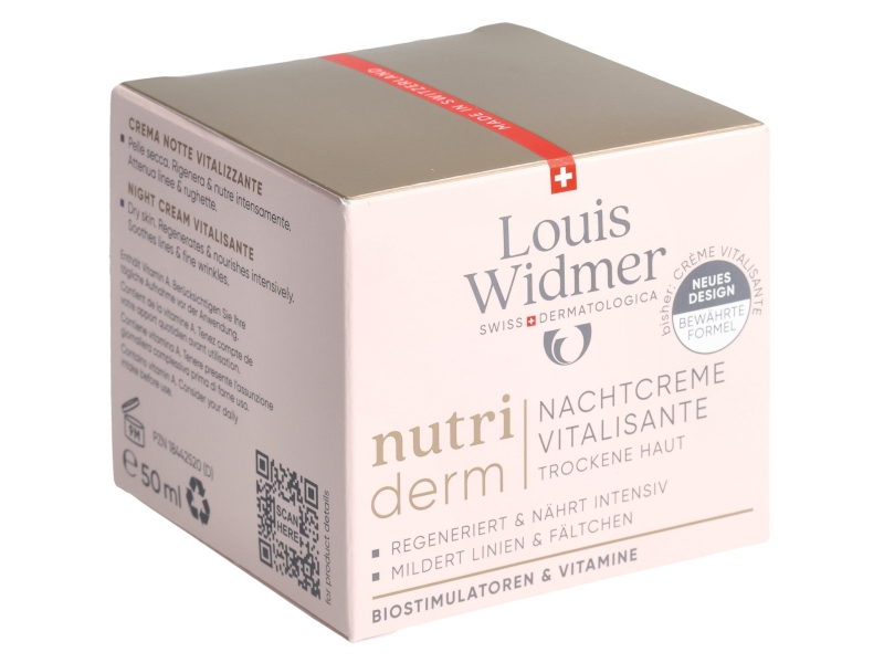 WIDMER nutriderm crème nuit vitalis parf 50ml