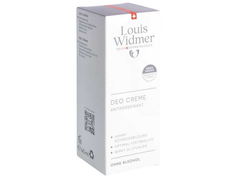 WIDMER deo crème antiperspirant parf 40ml