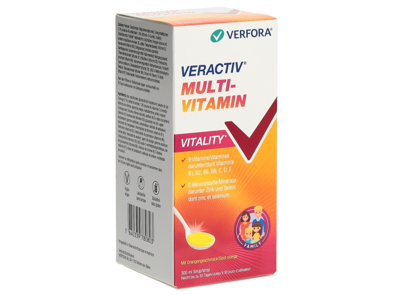 VERACTIV multivitamin sirop fl 300ml