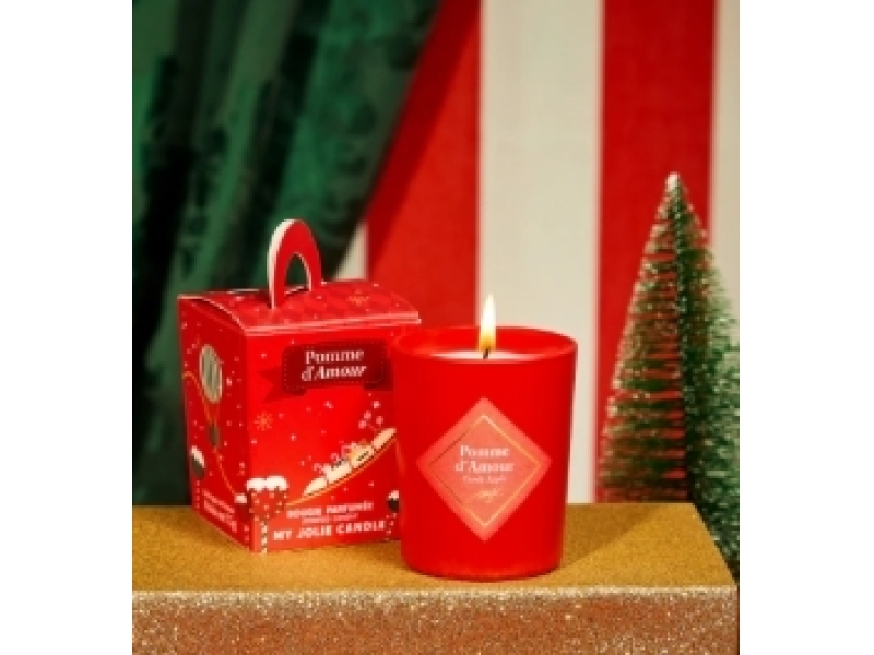 MY JOLIE CANDLE noël pomme d'amour bougie 75g