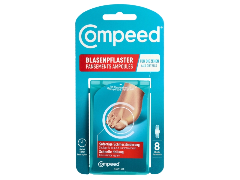 COMPEED pansement ampoules orteils 8 pce