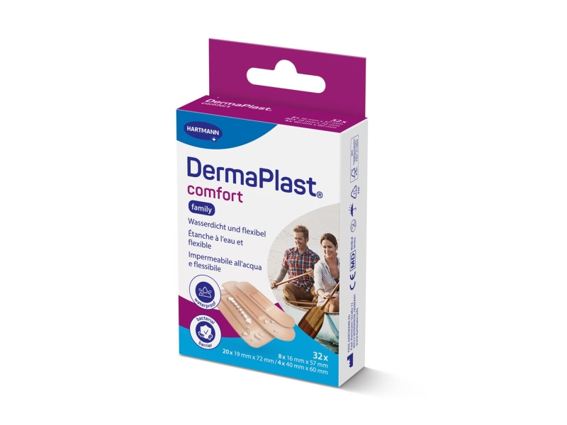 DERMAPLAST Comf Family strips ass 3 gr 32 pce