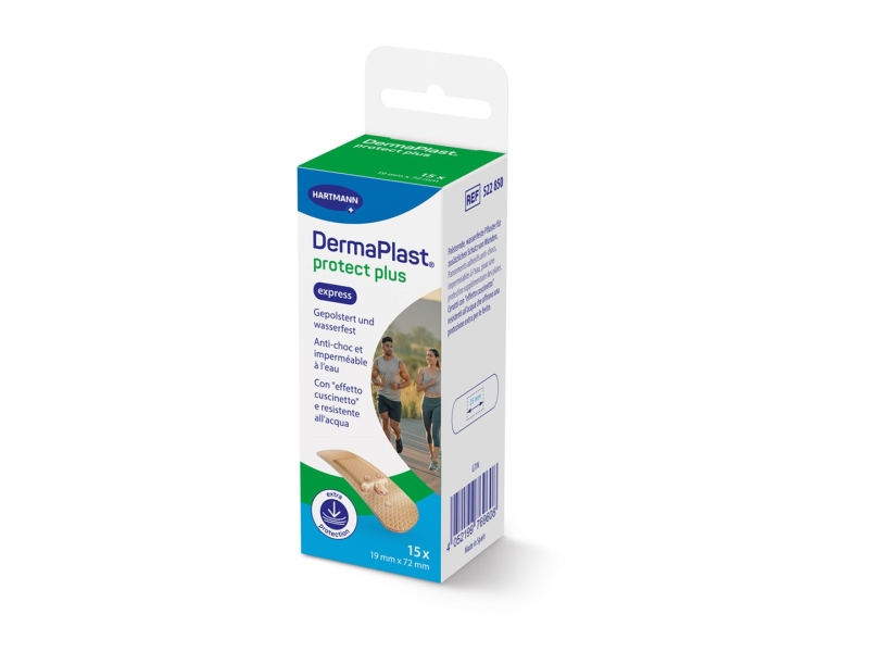 DERMAPLAST ProtectPlus Express 19x72mm 15 pce
