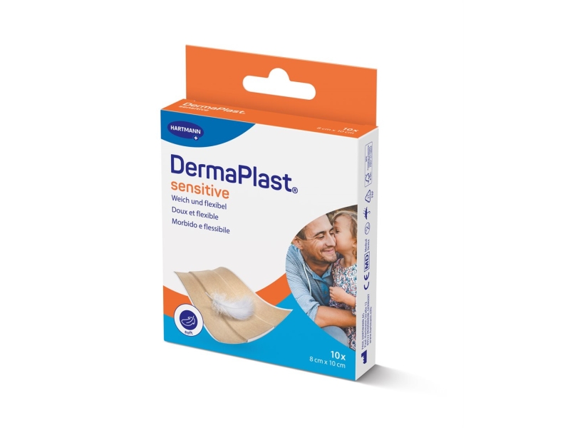 DERMAPLAST Sens pans rapid 8x10cm bei 10 pce