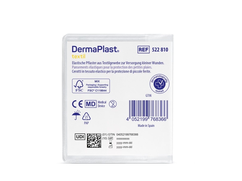 DERMAPLAST Text Centro strip ass cha 16 pce