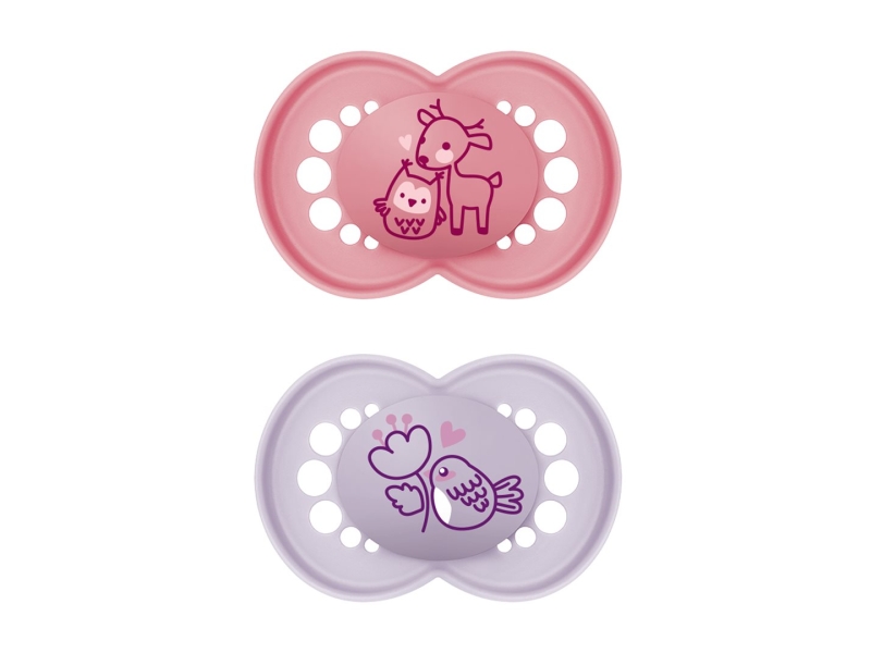 MAM Original lolette sil 6-16m Girl 2 pce