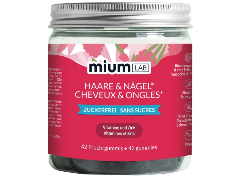 MIUMLAB gummies cheveux et ongles bte 42 pce