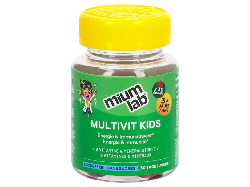 MIUMLAB kids gummies multivit bte 30 pce