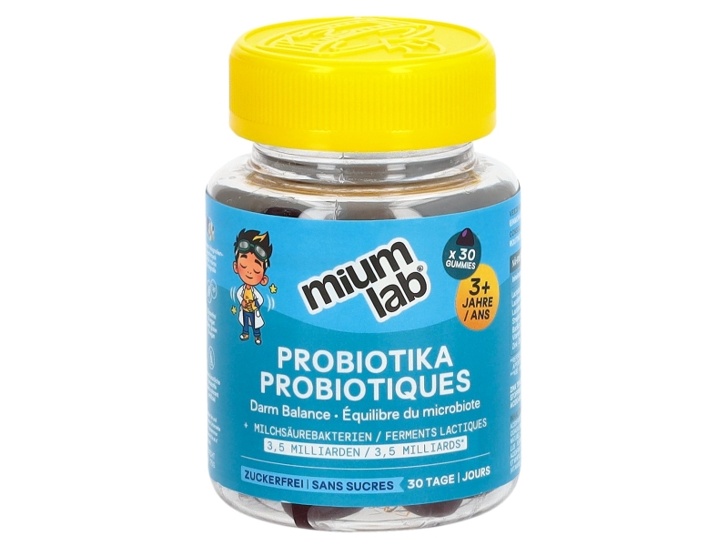 MIUMLAB kids gummies probiotiques bte 30 pce
