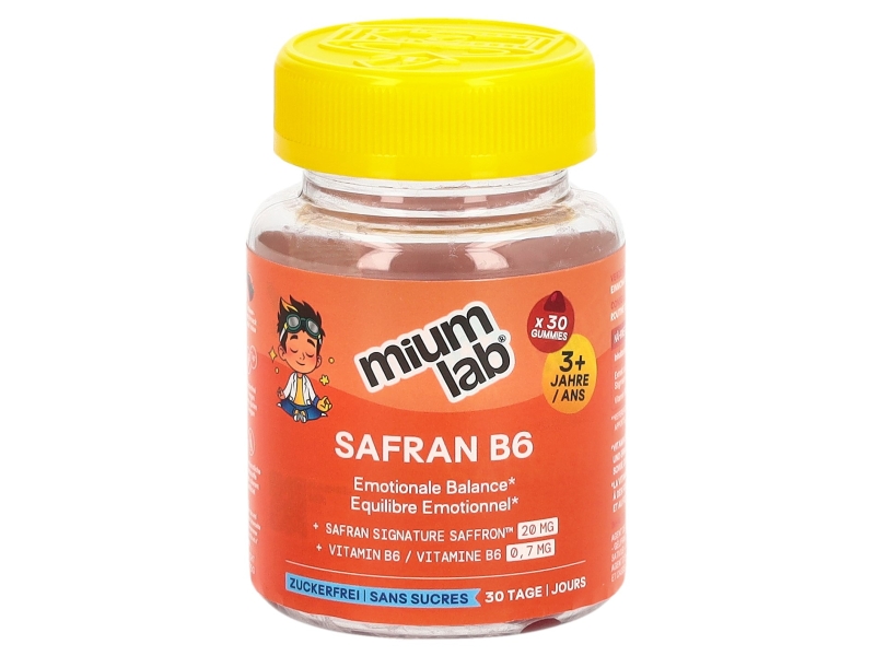 MIUMLAB kids gummies safran B6 bte 30 pce