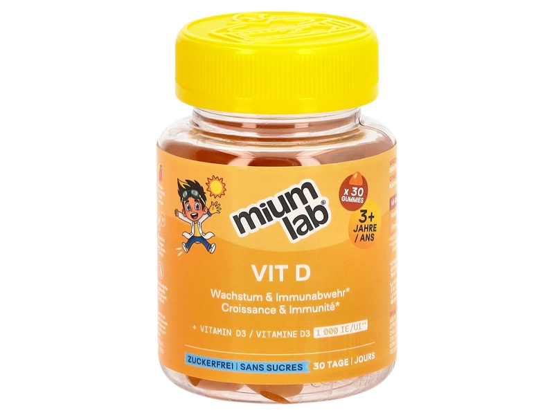 MIUMLAB kids gummies vit D bte 30 pce