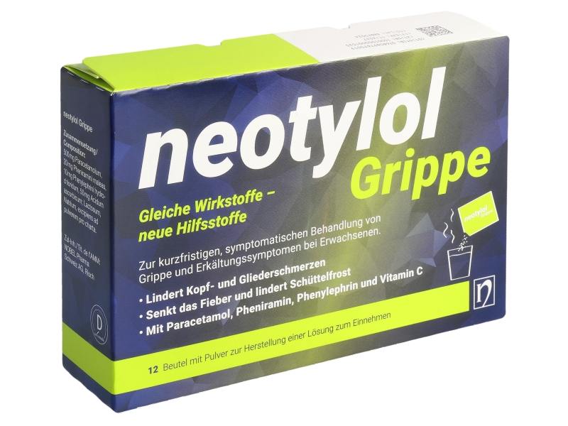 NEOTYLOL Grippe pdr sach 12 pce